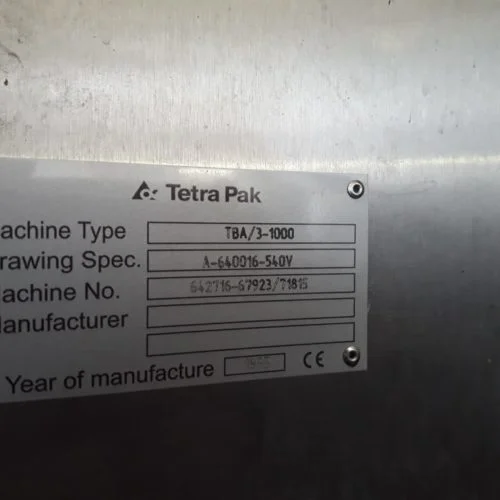 Автомат асептического розлива Tetra Pak aseptic filling TBA3 v540 — 1995 — Фото 7
