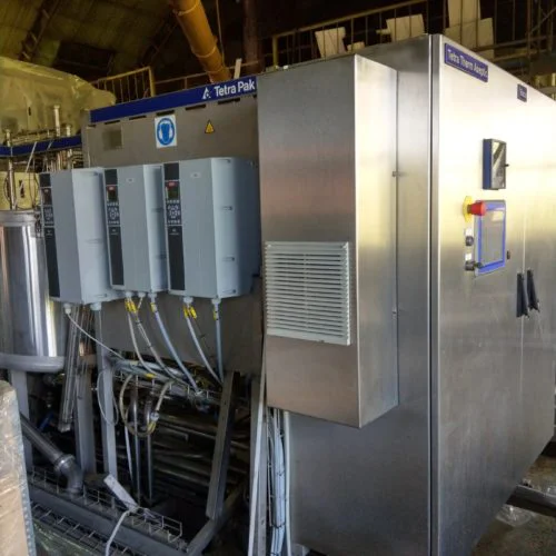 Асептический пастеризатор Tetra Pak aseptic pasteurizer TA Visco, 100 в комплекте с гомогенизатором высокого давления Tetra Alex 20 — 2005 — Фото 9