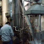 Sala de mezcla para la preparación de jugos y nectares de puré y concentrado antes de llenar, hacer Alfa Laval, incluyendo lavado CIP — 1999 — Foto 14