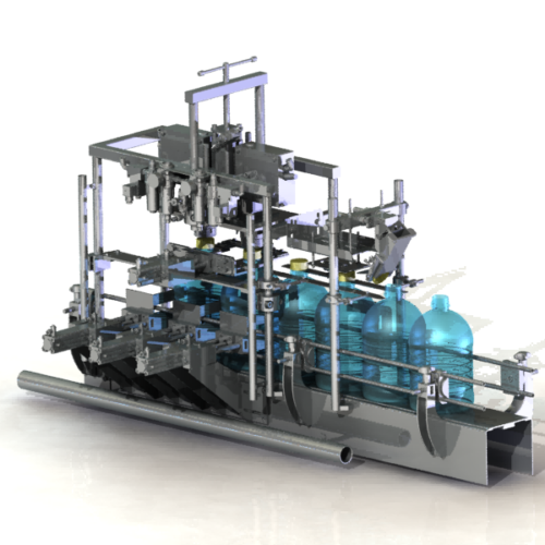 Machine closure MU 3 with a capacity of up to 10,000 bottles / hour — Photo 20