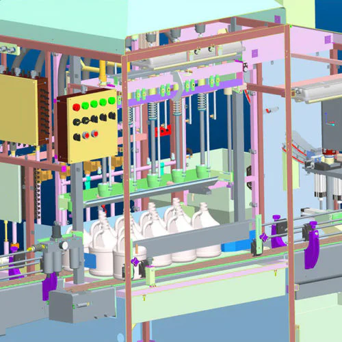 Machine closure MU 3 with a capacity of up to 10,000 bottles / hour — Photo 14