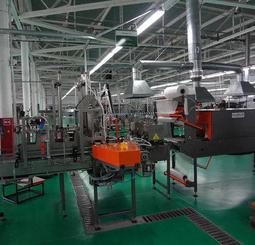 Автомат упаковки готовой продукции на лоток-трей с последующей обмоткой термоусадочной пленкой МО-3 — Фото 1